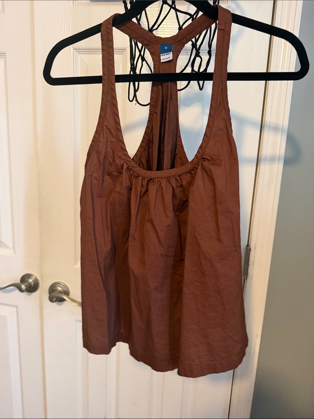 Women’s Brown Racerback Tank Top